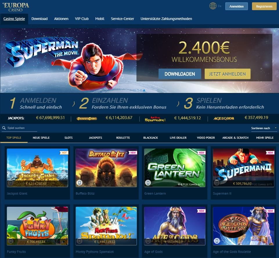 Europa Casino online