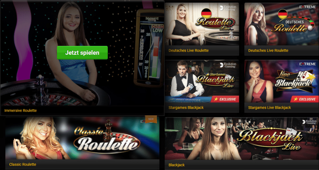 Stargames Live Casino