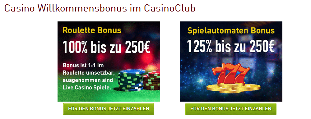 Casino-Club-Willkommensbonus