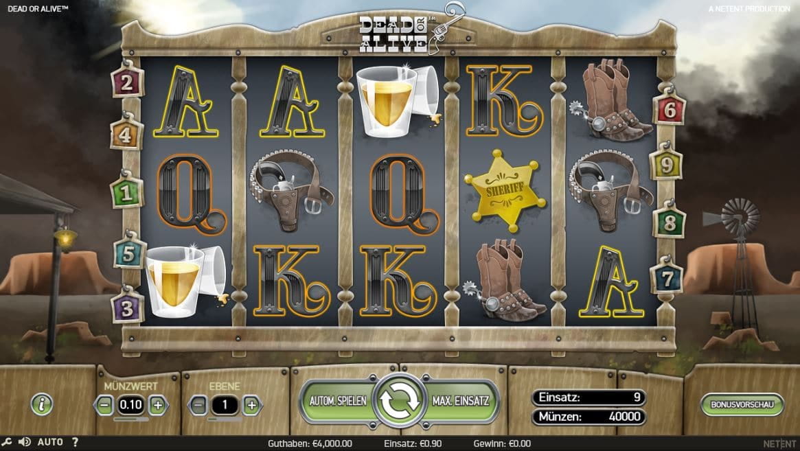 Netent Dead or Alive Slot