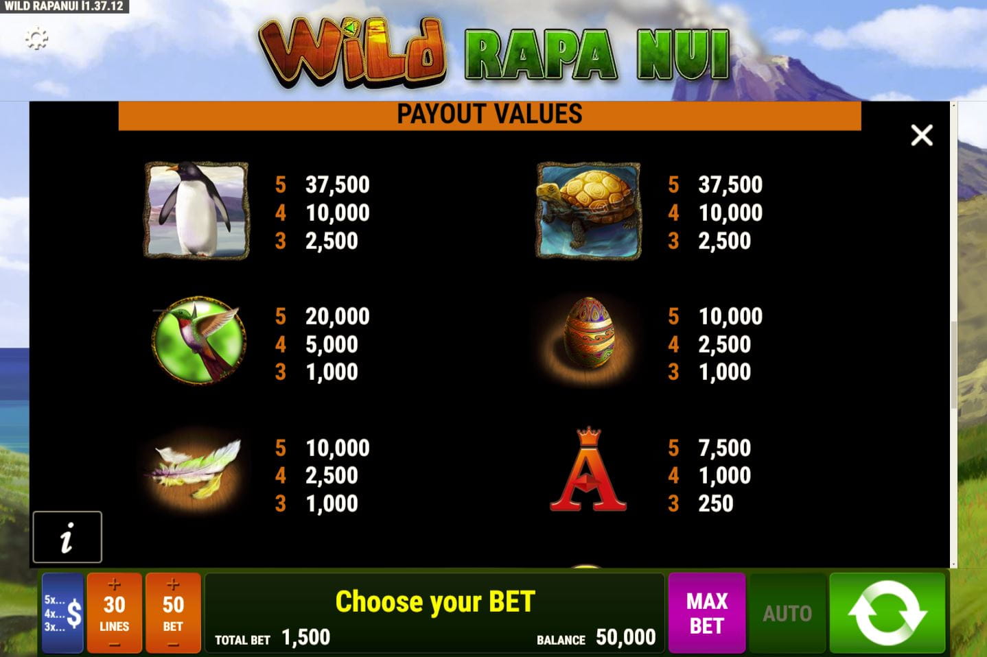 Bally Wulff Wild Rapa Nui Slot