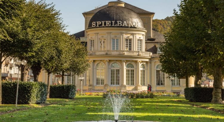 Außenfassade der Spielbank in Bad Ems.