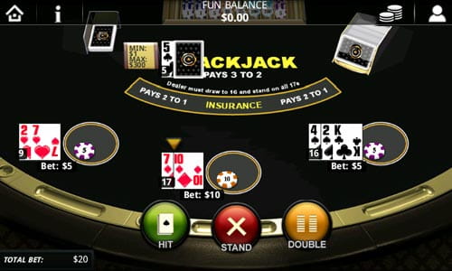 Blackjack mobil im EuroGrand Casino