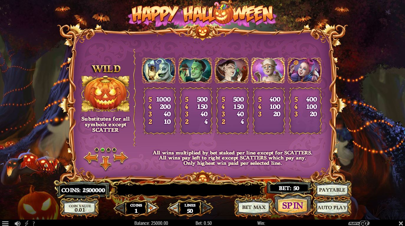 Happy Halloween online spielen